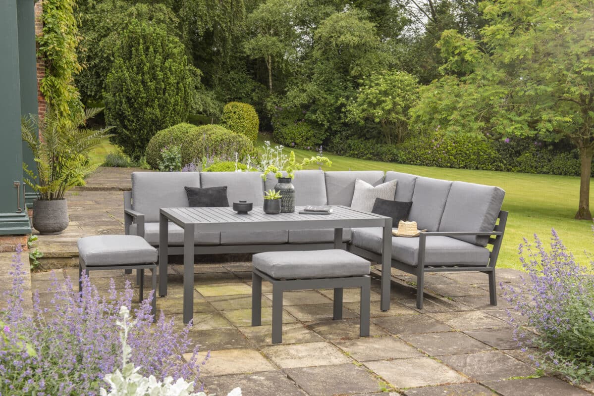 Norfolk Leisure Titchwell Garden Corner Seat with Standard Table