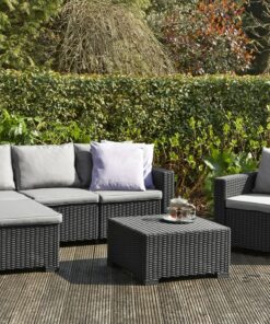 Keter Moorea Outdoor Garden Chaise Set