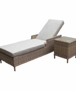 Norfolk Leisure Wroxham Lounger and Coffee Table Set