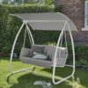 Norfolk Leisure Newmarket Swing Seat in White