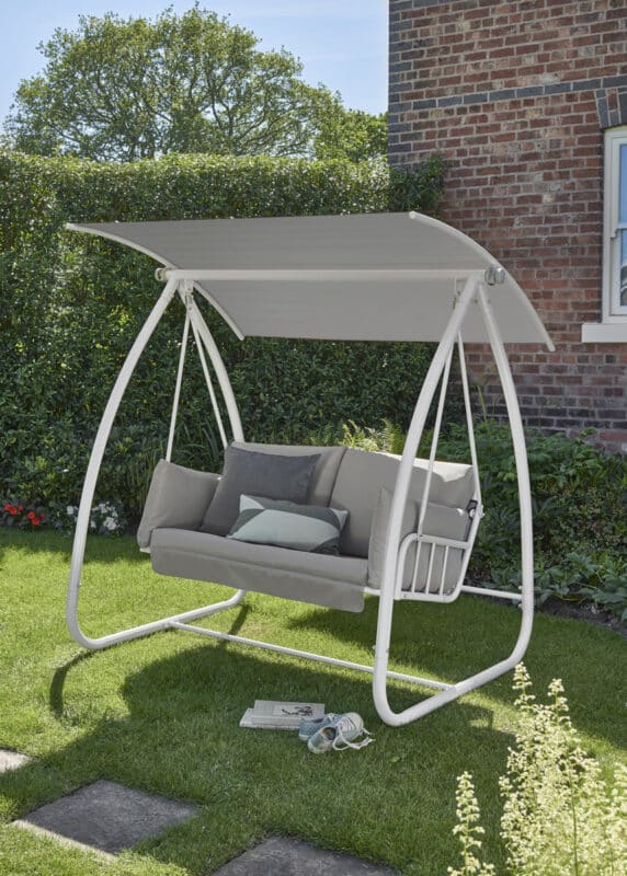 Norfolk Leisure Newmarket Swing Seat in White