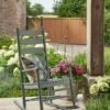 Norfolk Leisure Oakwell Outdoor Rocking Chair in Grey