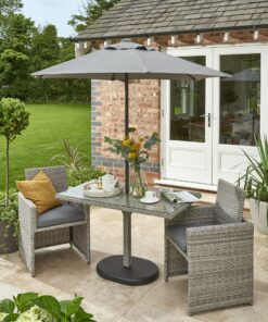 Norfolk Leisure Wensum Bistro Set in Grey