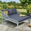 Norfolk Leisure Dara Day Bed in Grey Rope and Greywash