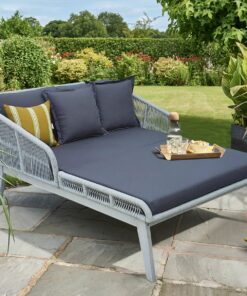 Norfolk Leisure Dara Day Bed in Grey Rope and Greywash