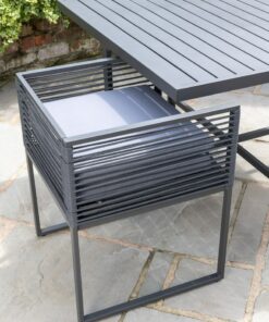 Norfolk Leisure Sheringham 4 Seater Cube Outdoor Dining Set