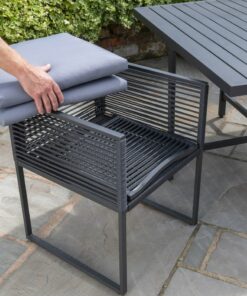 Norfolk Leisure Sheringham 4 Seater Cube Outdoor Dining Set