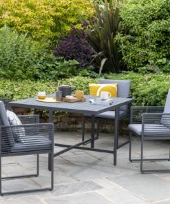 Norfolk Leisure Sheringham 4 Seater Cube Outdoor Dining Set