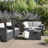 Keter Armona 4 Seat Outdoor Sofa Set in Grey