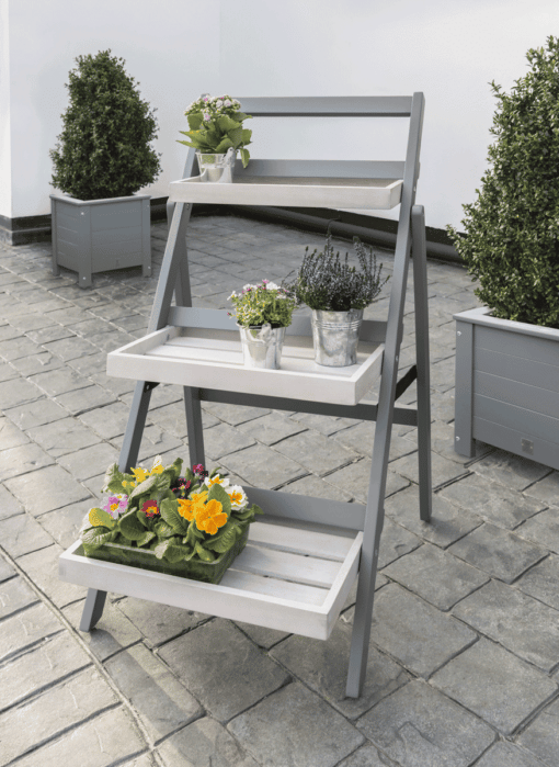 Florenity Grigio Potting Shelf in Grey