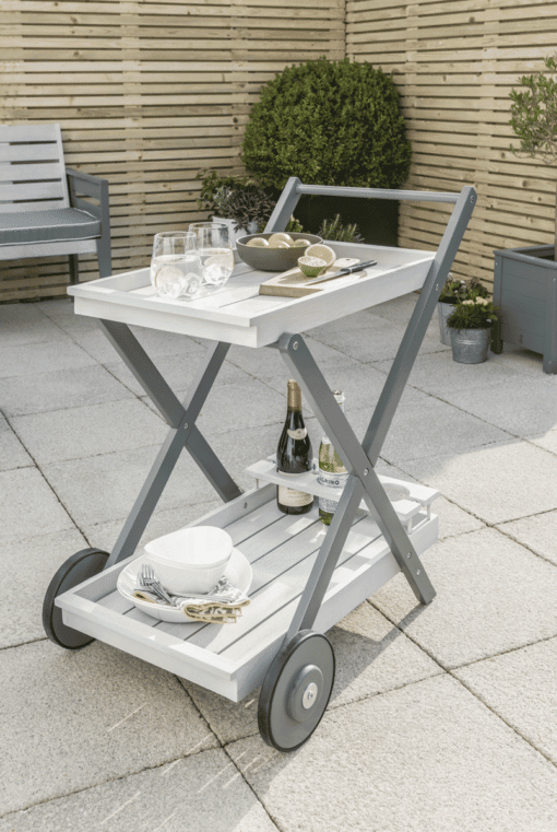 Florenity Grigio Drinks Trolley