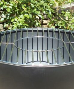 CASA black steel fire bowl 70 cm inc quality BBQ grill